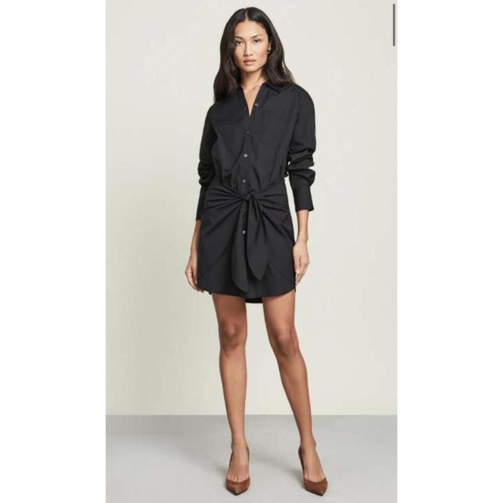 Veronica Beard Black Roanoke Shirtdress sz 14